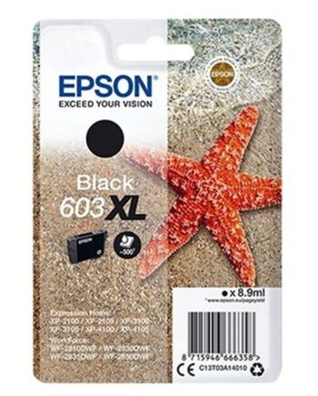 Blækpatron Epson 603  Sort Original