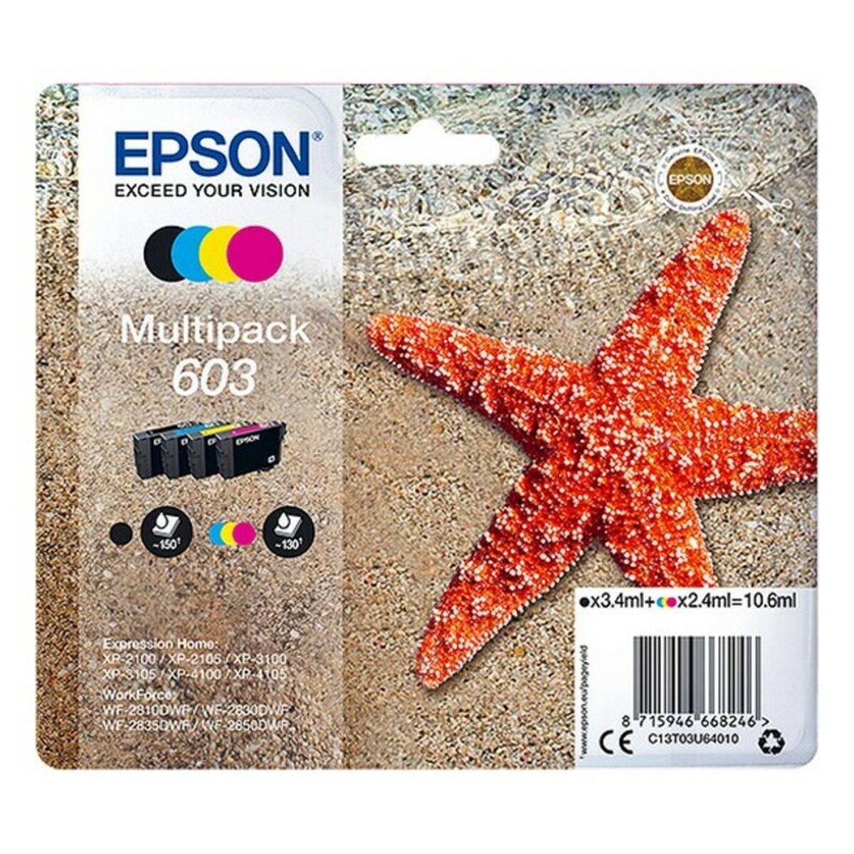 Blækpatron Multipack Epson 603 Sort  Cyan  Magenta  Gul