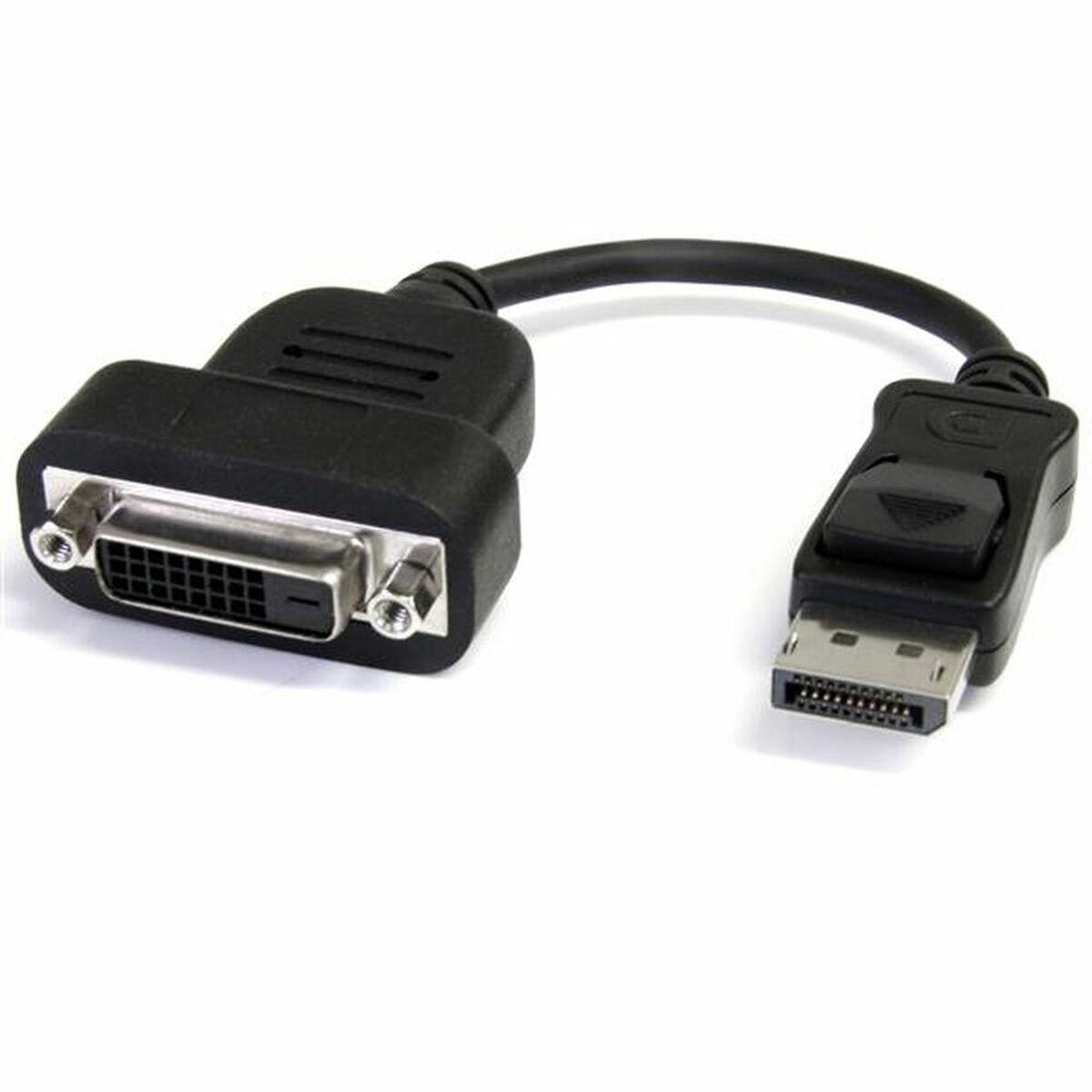 Startech Displayport Til Dvi-mellemstik 20 Cm Sort