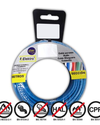 Edm Product Parallelkabel Blå  50            Mm      Mm