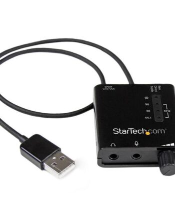 Startech Icusbaudio2d Ekstern Usb-lydkort     Sort