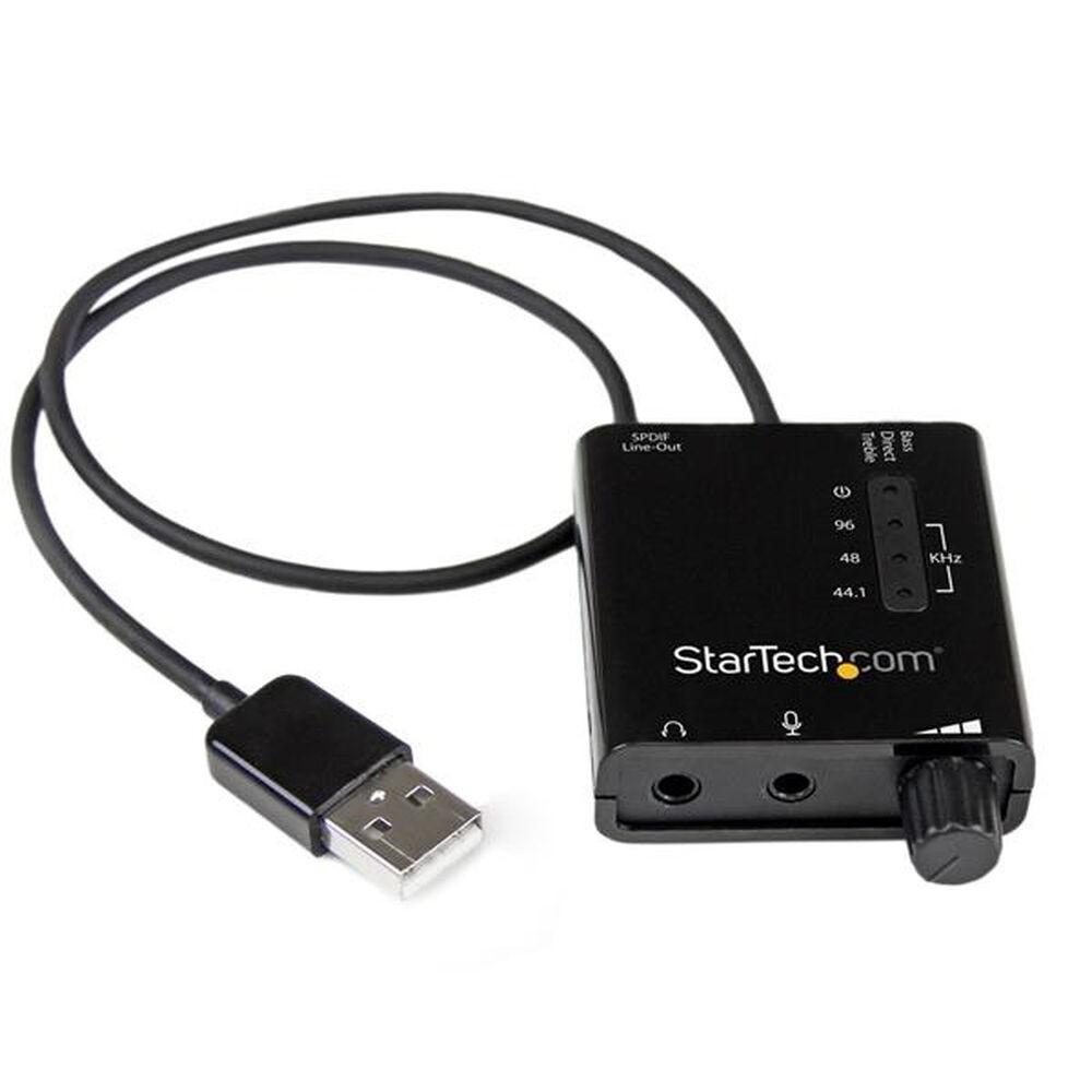 Startech Icusbaudio2d Ekstern Usb-lydkort Sort