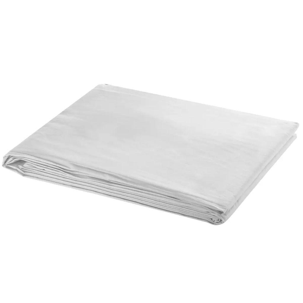 Fotobaggrund Uden Stativ 600x300 Cm Bomuld Hvid