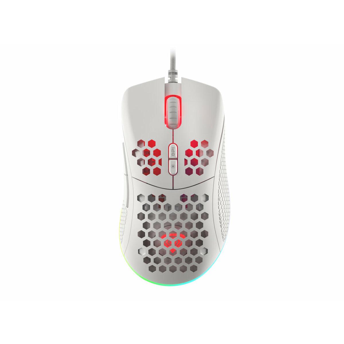 Genesis Krypton 555 Gaming-mus Med Kabel Hvid 000 Dpi