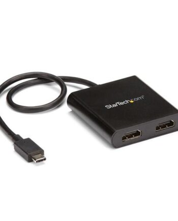 Startech Mstcdp122hd Usb-  Til 2x Hdmi Adapter  4k Ultra Hd Sort
