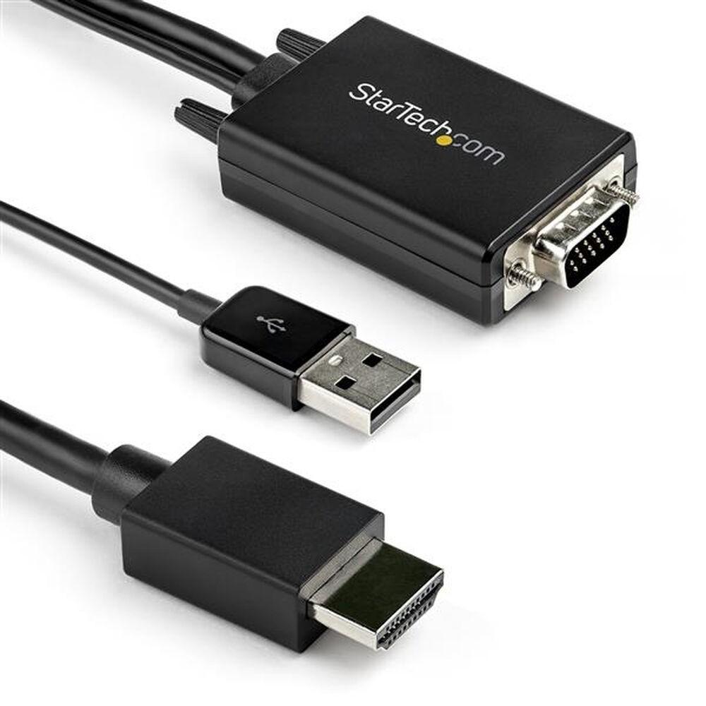 Hdmi Til Vga Kabeladapter Startech Sort