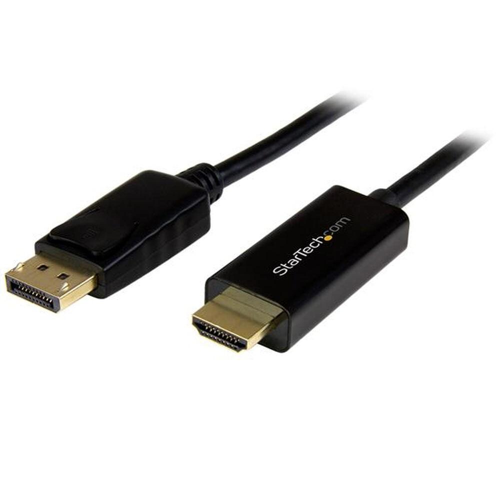 Startech Displayport Til Hdmi-kabel 4k Ultra Hd Sort