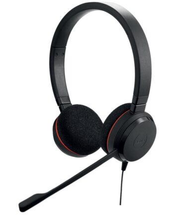 Jabra Evolve 20 Hovedtelefoner Med Mikrofon Sort