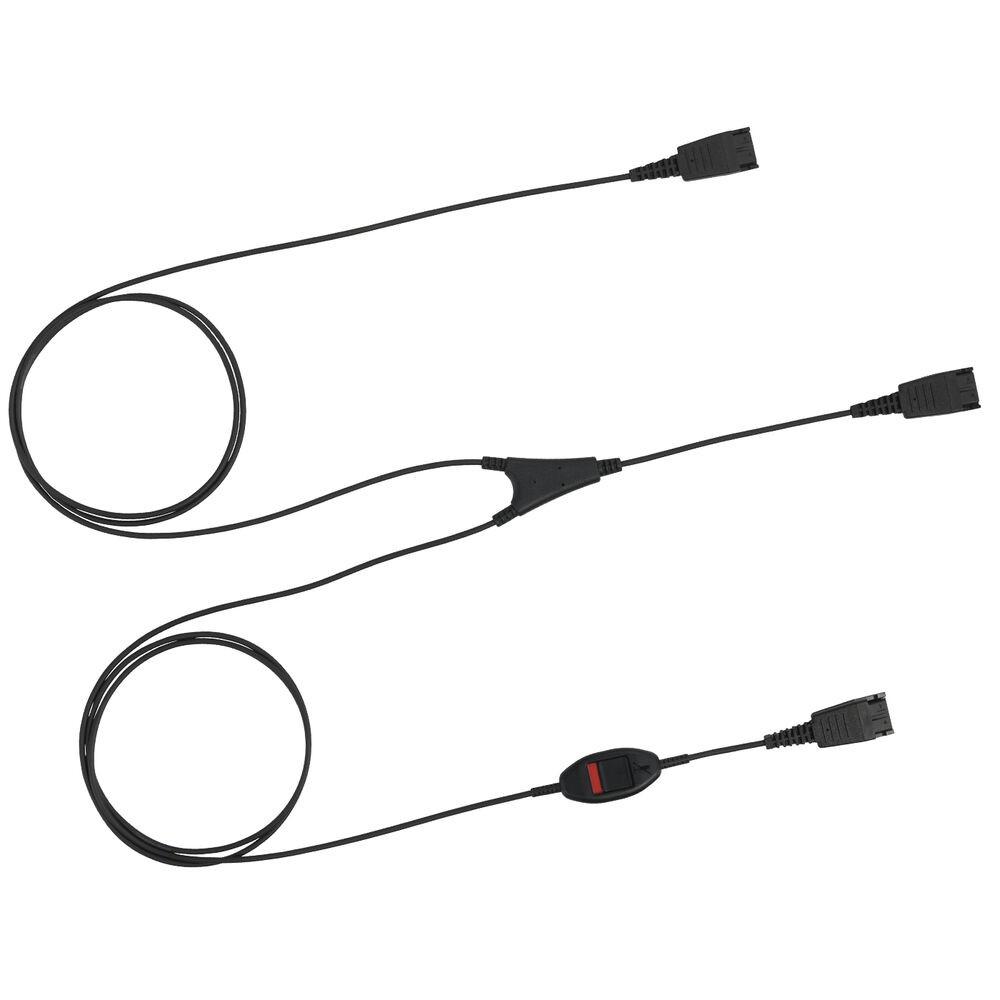 Jabra Telefonkabel 8800-02-01 Sort Forstærket