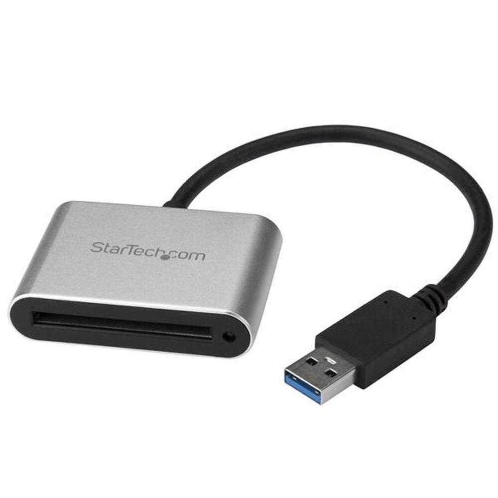 Startech Cfastrwu3 Kortlæser Usb Gen Aluminium Sølv Sort