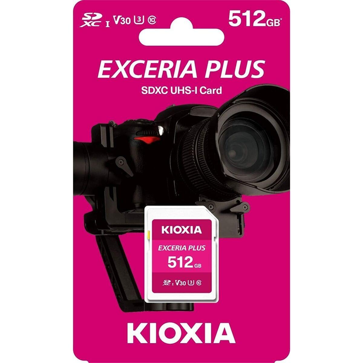 Kioxia Exceria Plus Microsdxc 512 Gb Med Sd-adapter Uhsi Class 10 U3
