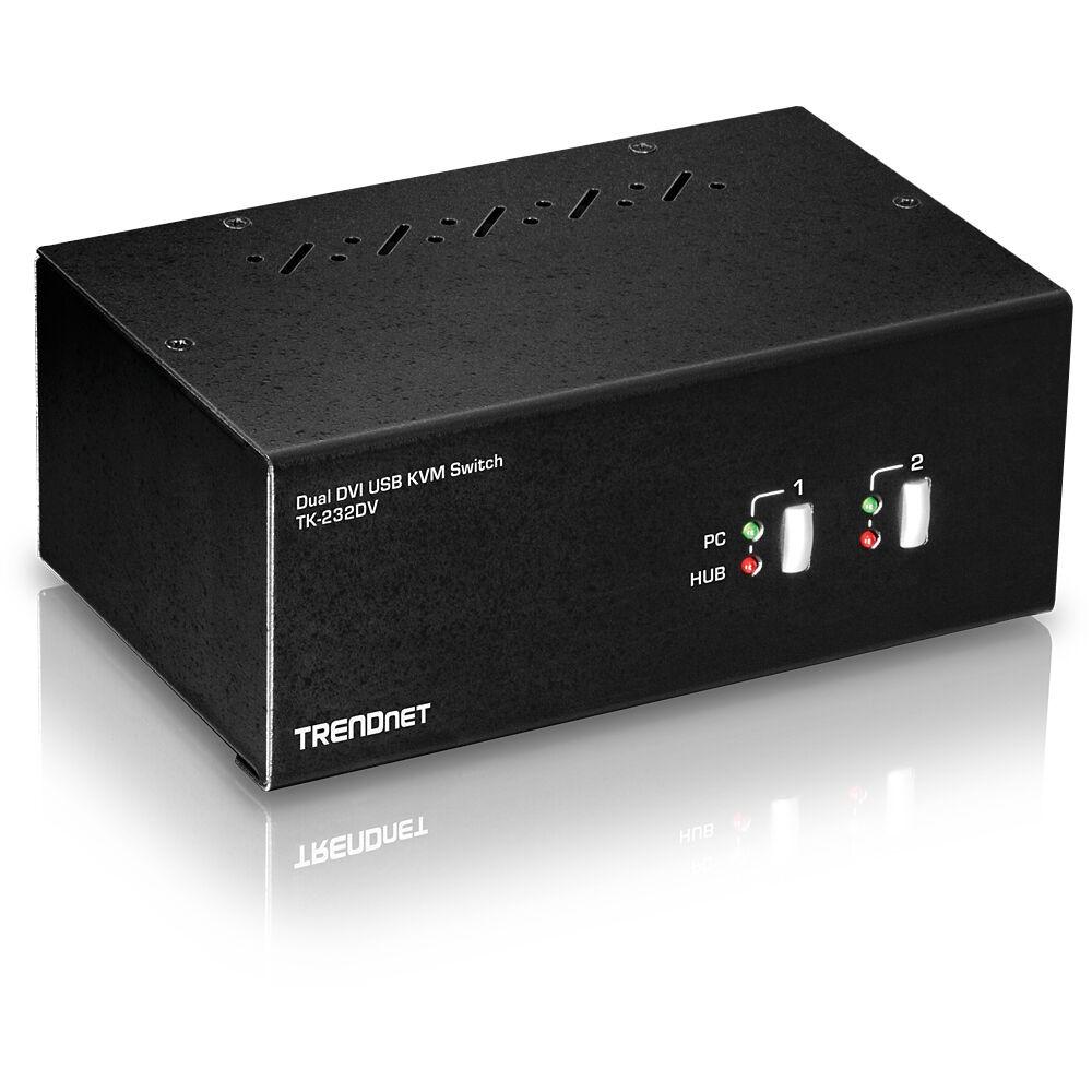 Trendnet Tk-232dv Dual Dvi Usb Kvmswitch
