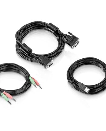 Trendnet Tk-cd15 Kvm-kabelsæt       Usb Lyd  Sort