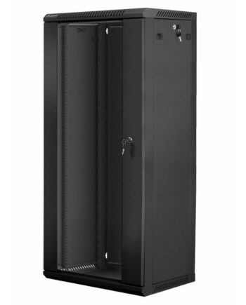 Lanberg Wf01-6427-10b Rack Kabinet 19  Vægmonteret  Sort