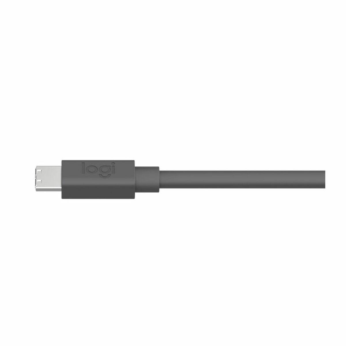 Logitech Usbc Forlænger Kabel 10 Sort