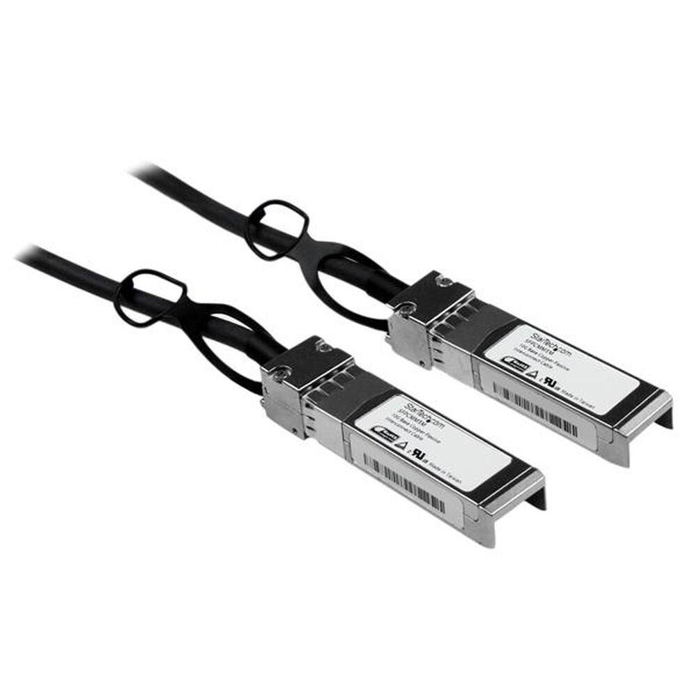 Startech Sfp Direkte-tilslutningskabel Sort Sølv