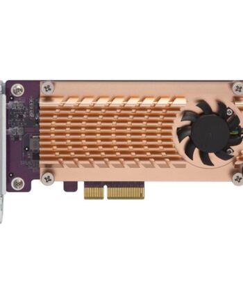 Qnap Qm2-2p-244a Netværkskort Pcie  Sata      Kobber