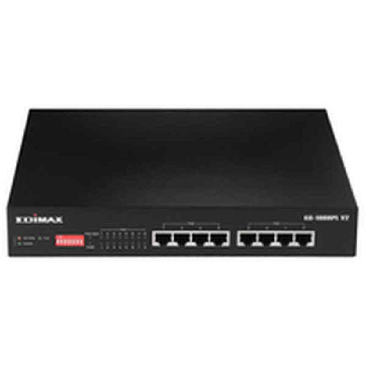 Netværksswitch Edimax Gs-1008pl V2 Gigabit Ethernet Sort