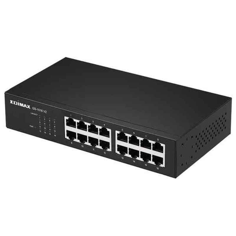 Netværksswitch Edimax Gs-1016 V2 32 Gbps 16 Porte