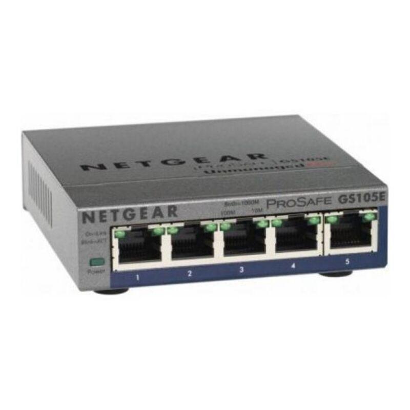 Netgear Gs105e-200pes -port Gigabit Desktop-switch