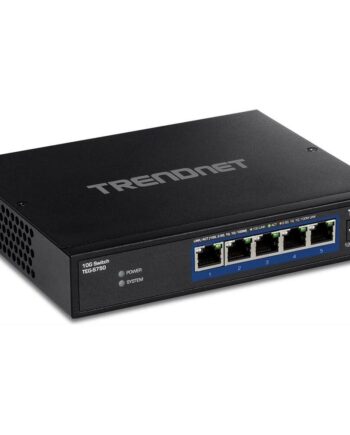 Trendnet Teg-s750  -port Netværksswitch  Sort  Metal