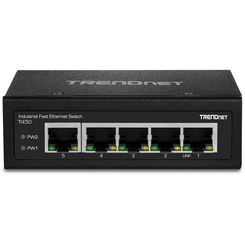 Trendnet Ti-e50 Netværksswitch 5x Rj45 Sort
