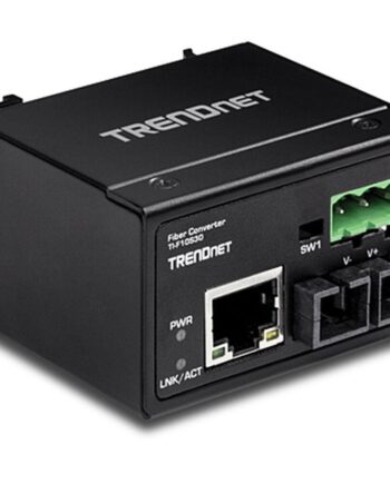 Trendnet Ti-f10s30 Fiber Switch Forstærket  12    Sort