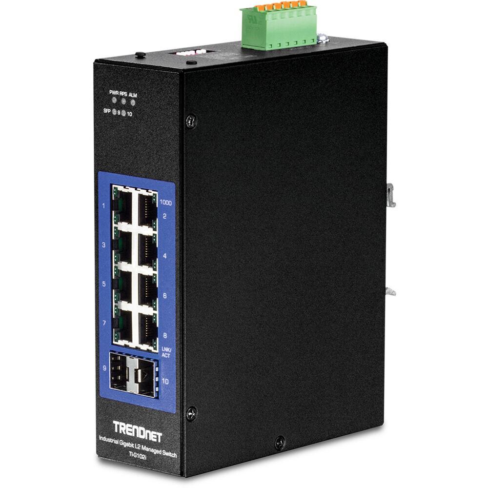 Trendnet Ti-g102i Industriel Gigabit Switch 10 Porte