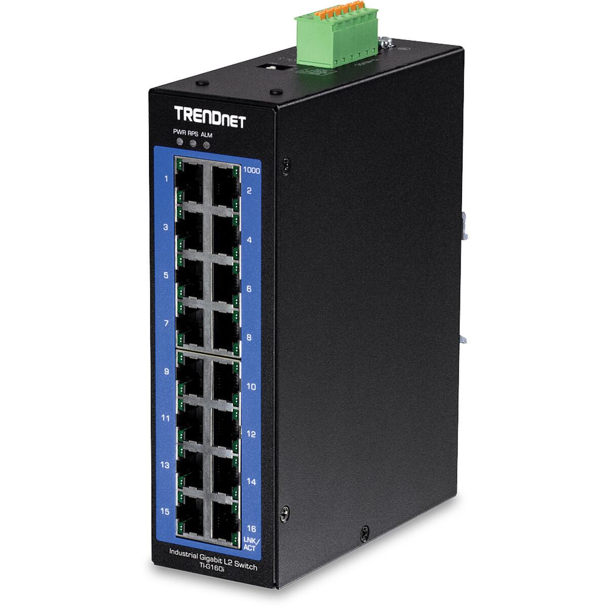 Trendnet Ti-g160i Industriel Gigabit Switch 16 Porte