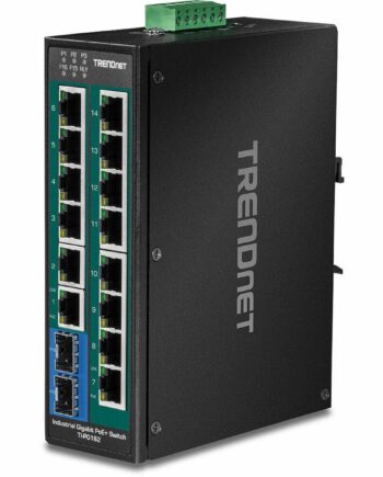 Trendnet Ti-pg162 Industriel Gigabit Switch 32 Gbps  16 Porte