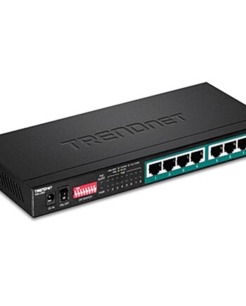 Trendnet Tpe-lg80  -port Poe Switch  Rj-45  Sort  Metal