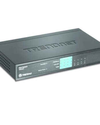 Trendnet Tpe-s44 Poe Switch   Porte  Metal Kabinet