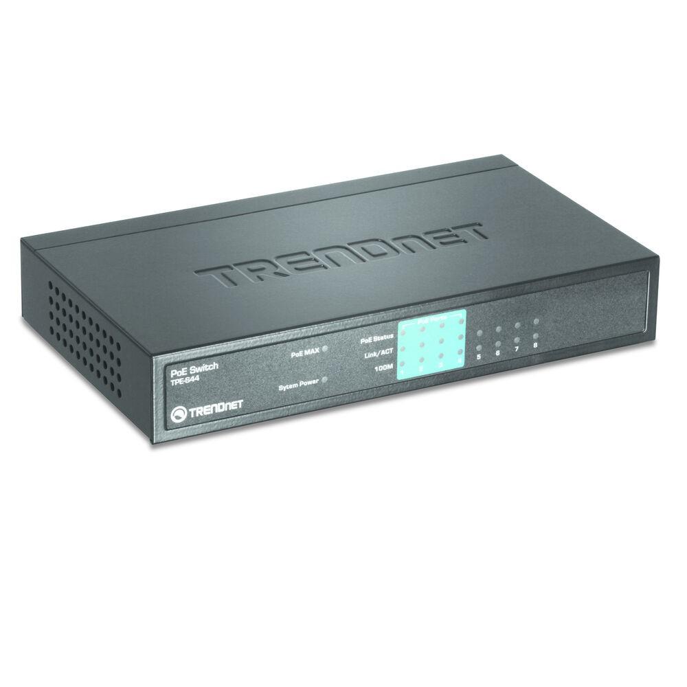 Trendnet Tpe-s44 Poe Switch Porte Metal Kabinet