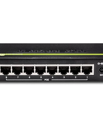 Trendnet Tpe-tg82g  -port Poe Switch Sort  Metal