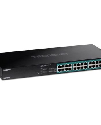 Trendnet Tpe-tg262 24-port Gigabit Poe-switch  Sort