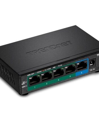 Trendnet Tpe-tg52  -port Gigabit Poe Netværksswitch  Sort