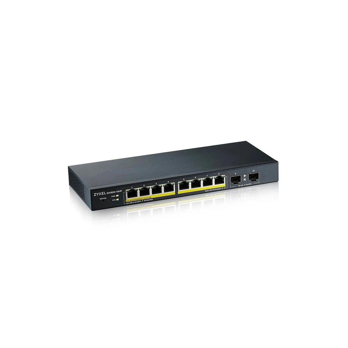 Zyxel Gs1900-10hp-eu0102f Gigabit Switch Porte Poe
