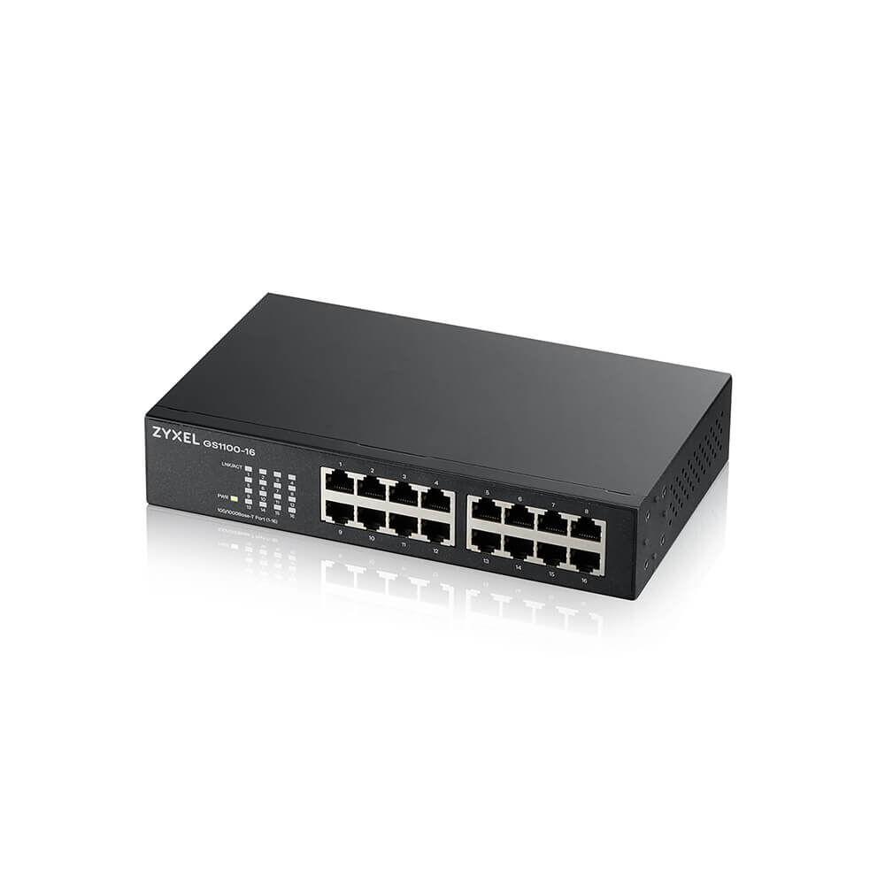 Zyxel Gs1100-16-eu0103f 16-port Gigabit Switch