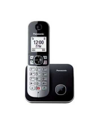 Panasonic Kx-tg6851 Fastnettelefon     Quot  Lcd Sølv Sort