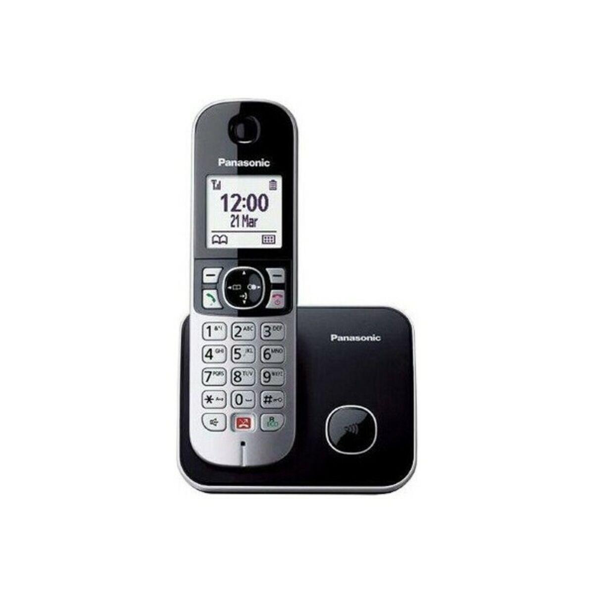 Panasonic Kx-tg6851 Fastnettelefon Quot Lcd Sølv Sort
