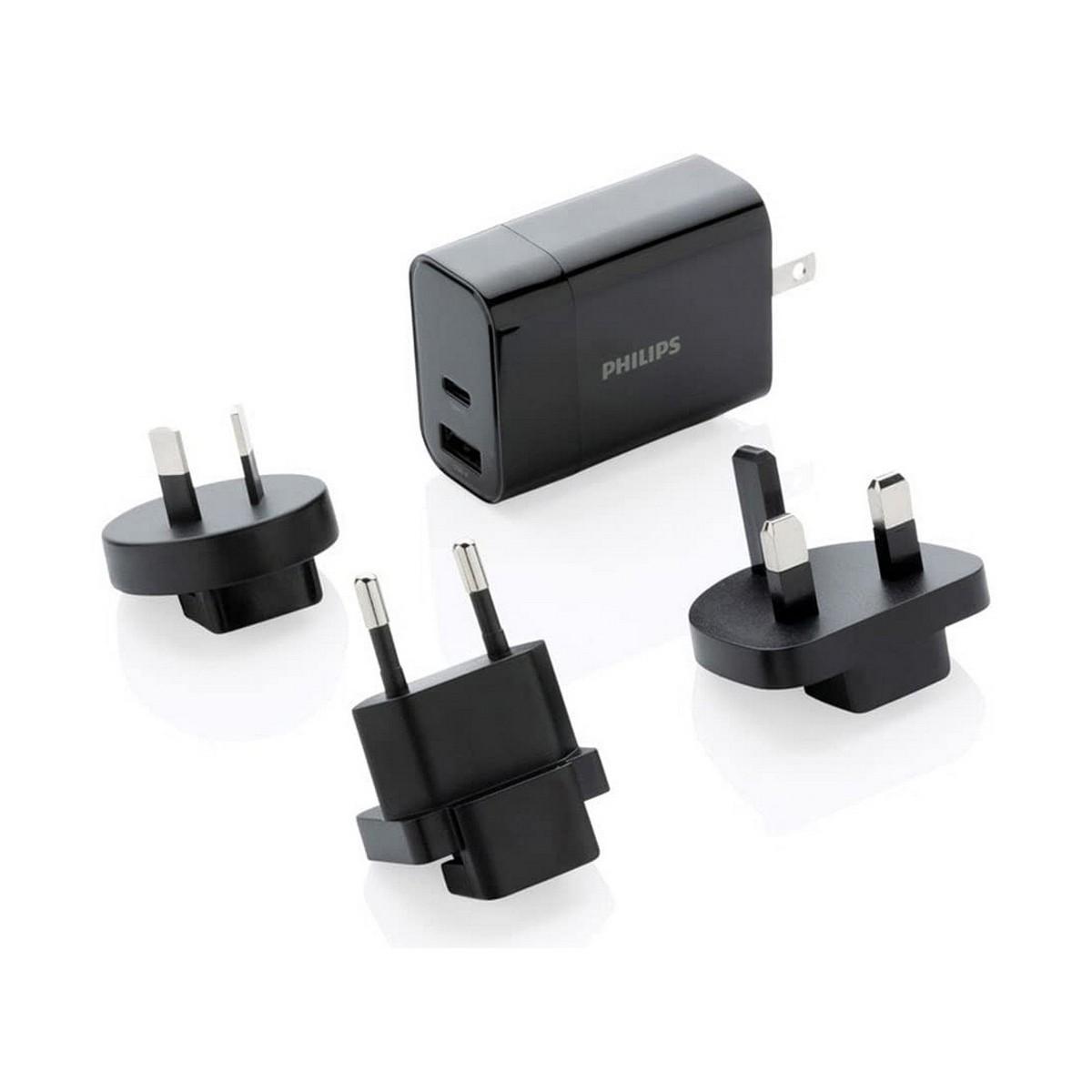 Philips Universal Rejsestikadapter Sort 30