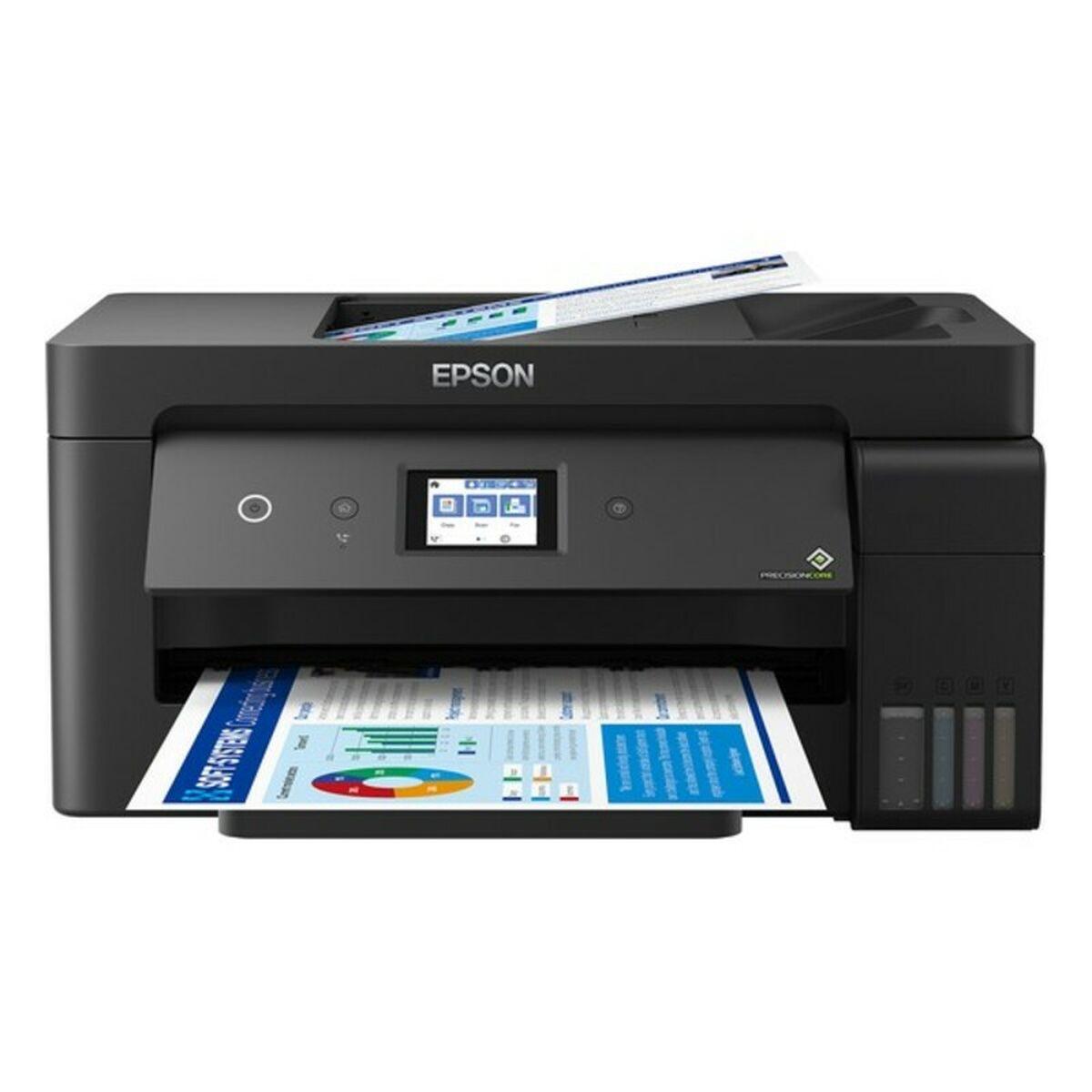 Printer Til Hjemmekontor Epson Ecotank Et-15000 Multifunktion Wifi   Fax