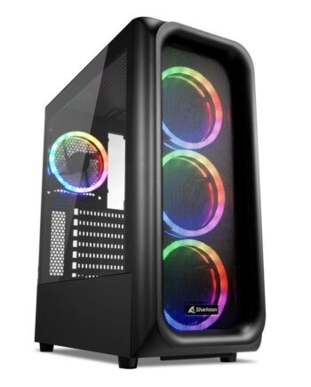 Sharkoon Tk5m Rgb Atx Semi-tårn Kabinet  Sort