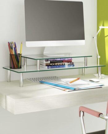 Skærmstander     Niveauer Glas Transparent