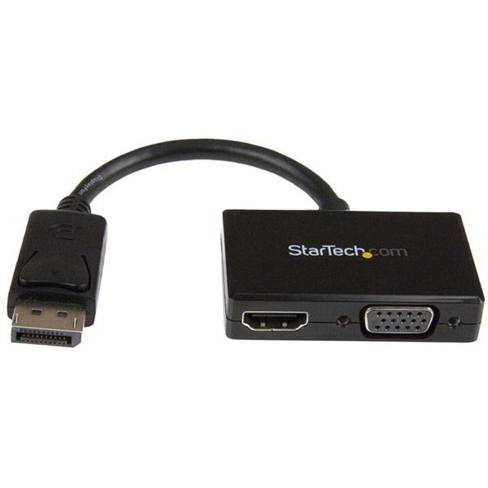 Startech Adapter Dp2hdvga Displayport Til Hdmi Vga 15 Cm Sort