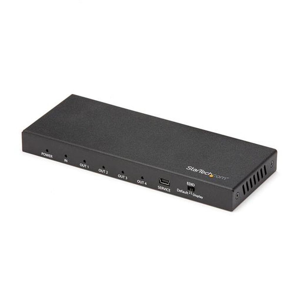 Startech Hdmi-deler St124hd202 4k 1x4 Sort
