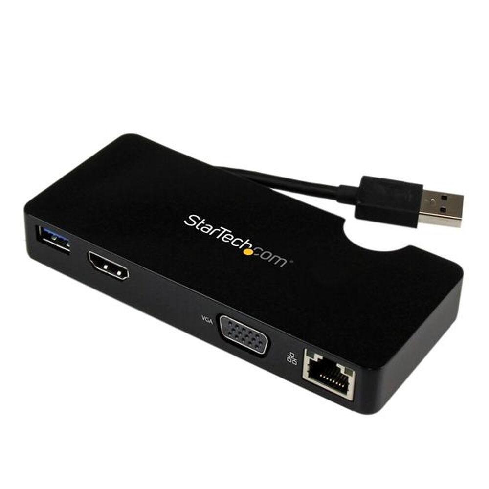 Startech Usb3smdockhv Usb Hub Med Hdmi Vga Og Ethernet
