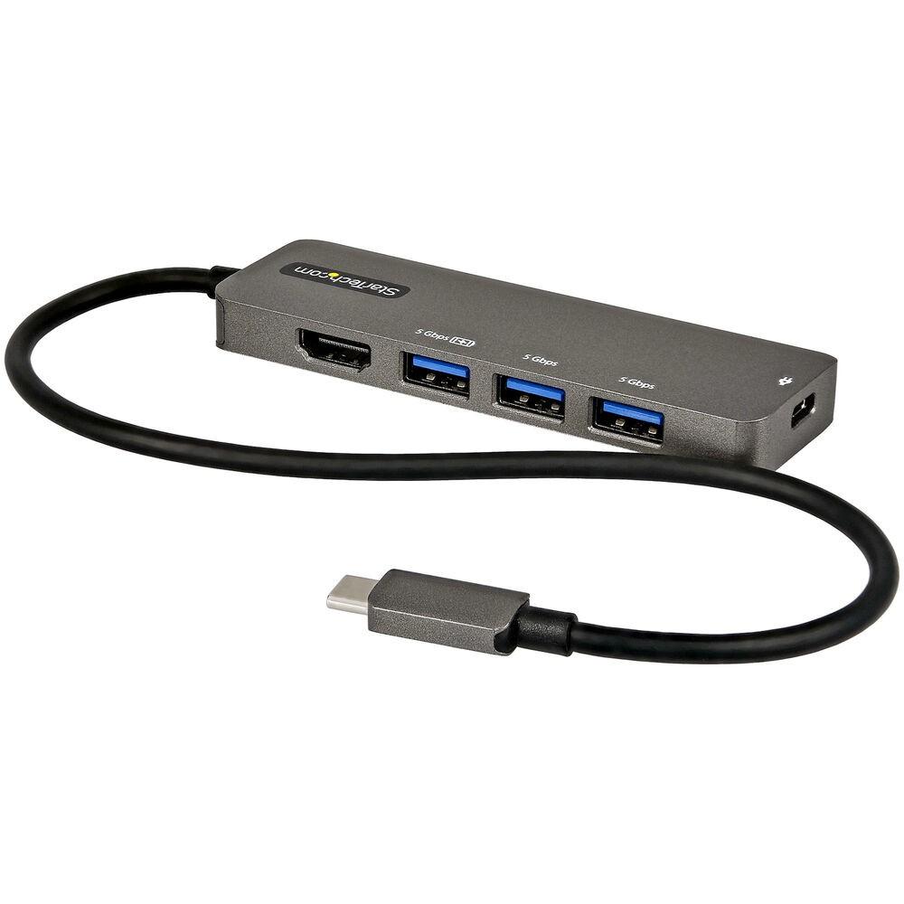Startech Usb- Hub Dkt30chpd3 Med Hdmi Rj45 Og Usb