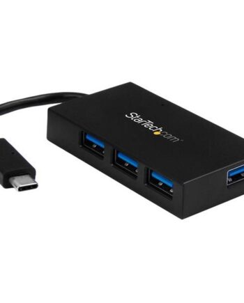 Startech Usb-  Til  -port Usb-      Gen   Hub  Hb30c4afs  Sort Hvid