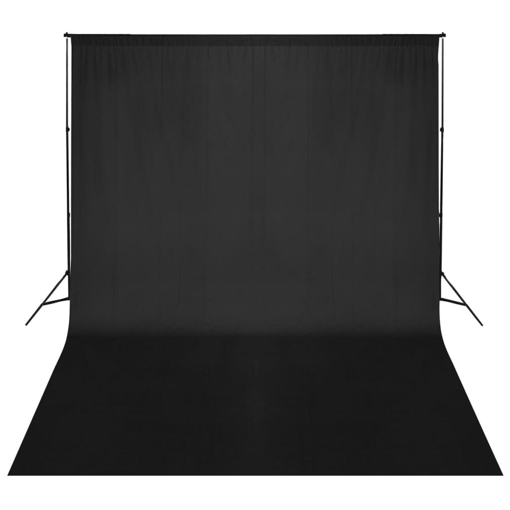 Stativsystem Til Fotobaggrund 500   300 Cm Sort